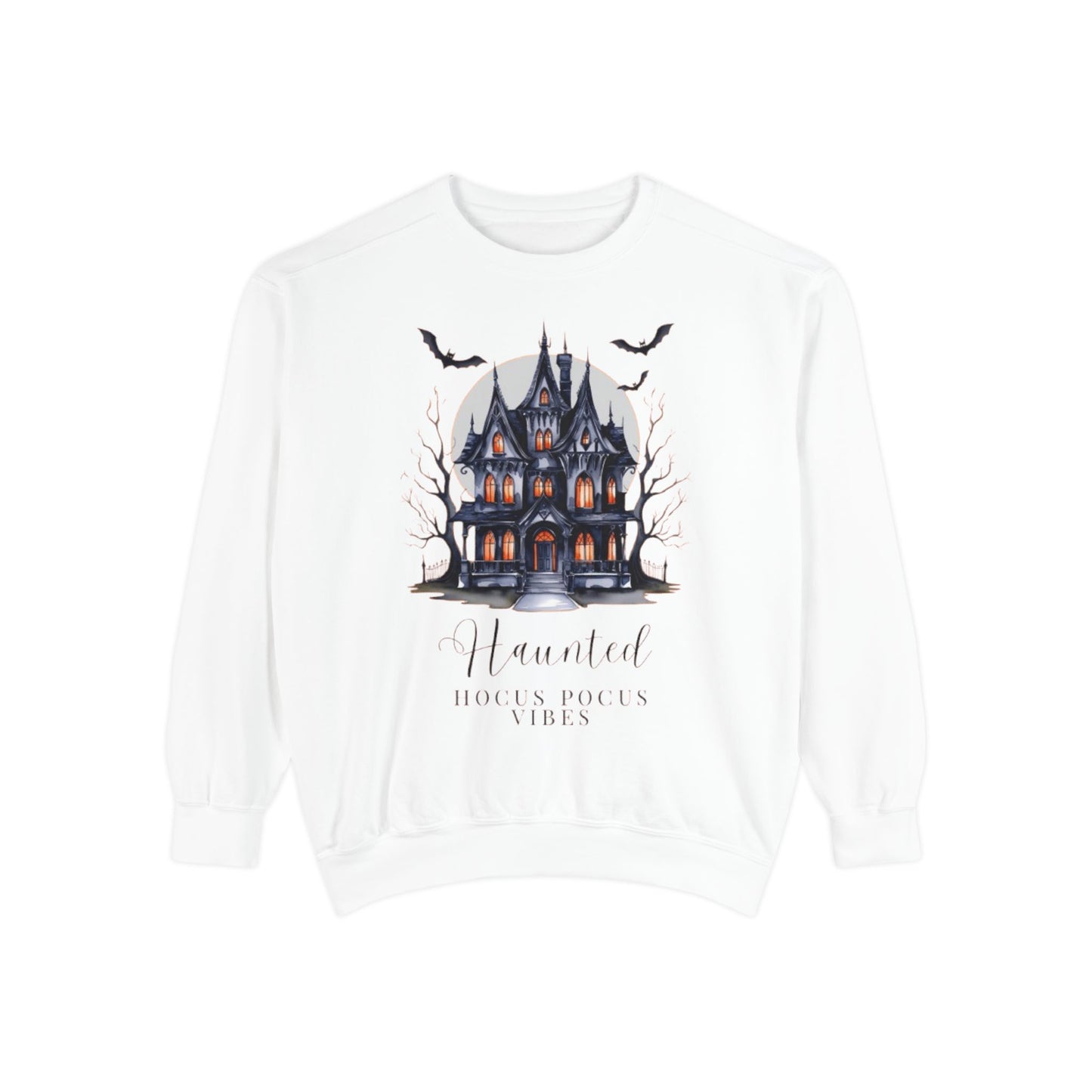 Haunted House Sweatshirt, Cozy Unisex Sweatshirt for Halloween, Spooky Fall Apparel, Ghostly Vibes for Autumn Celebrations, Perfect [...]