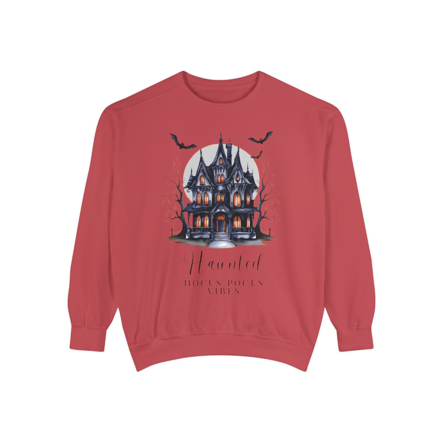 Haunted House Sweatshirt, Cozy Unisex Sweatshirt for Halloween, Spooky Fall Apparel, Ghostly Vibes for Autumn Celebrations, Perfect [...]